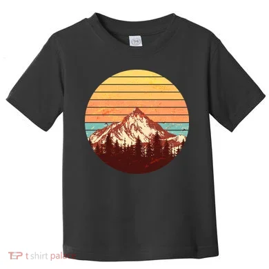 Retro Nature Mountains Toddler T-Shirt