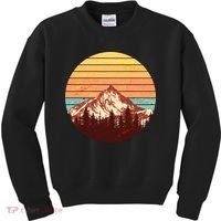 Retro Nature Mountains Kids Sweatshirt thumb 0