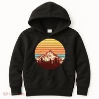 Retro Nature Mountains Kids Hoodie thumb 0