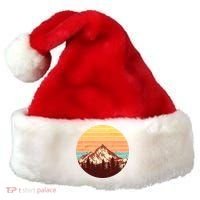 Retro Nature Mountains Santa Hat thumb 0