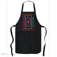 Retro Neon Cassette Tape Apron thumb 0