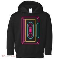Retro Neon Cassette Tape Toddler Hoodie thumb 0