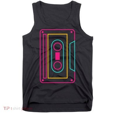 Retro Neon Cassette Tape Tank Top