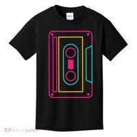 Retro Neon Cassette Tape Kids T-Shirt thumb 0
