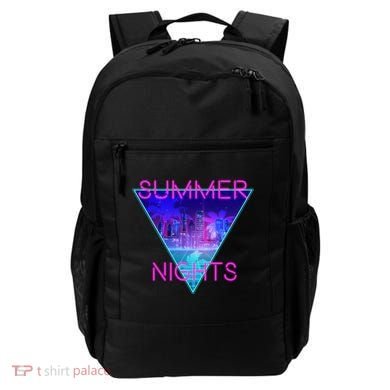 Retro Neon City Summer Nights Backpack