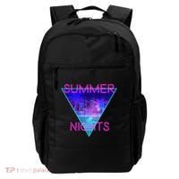 Retro Neon City Summer Nights Backpack thumb 0