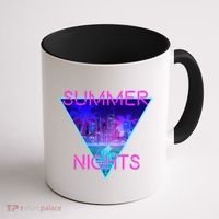 Retro Neon City Summer Nights Coffee Mug thumb 1