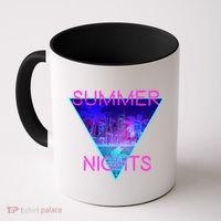 Retro Neon City Summer Nights Coffee Mug thumb 0