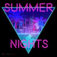 Retro Neon City Summer Nights Ornament thumb 1