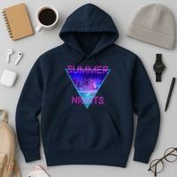 Retro Neon City Summer Nights Hoodie thumb 3