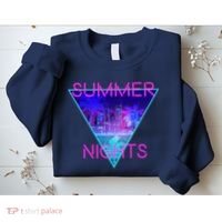 Retro Neon City Summer Nights Sweatshirt thumb 2