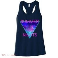 Retro Neon City Summer Nights Women's Tank Top thumb 0