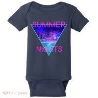 Retro Neon City Summer Nights Baby Bodysuit thumb 0