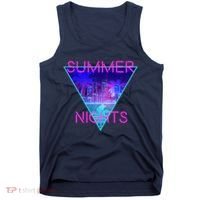 Retro Neon City Summer Nights Tank Top thumb 0