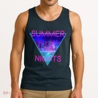 Retro Neon City Summer Nights Tank Top thumb 3