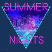 Retro Neon City Summer Nights Kids Hoodie thumb 5