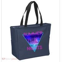 Retro Neon City Summer Nights Tote Bag thumb 2