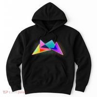 Retro Neon Geometric  Hoodie thumb 0