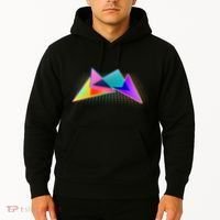 Retro Neon Geometric  Hoodie thumb 2