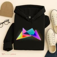 Retro Neon Geometric  Hoodie thumb 4