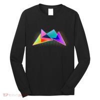 Retro Neon Geometric  Long Sleeve Shirt thumb 0