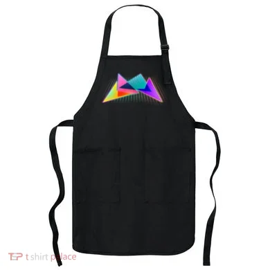 Retro Neon Geometric  Apron