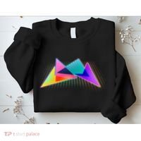 Retro Neon Geometric  Sweatshirt thumb 2