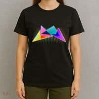 Retro Neon Geometric  T-Shirt thumb 4