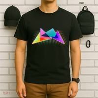 Retro Neon Geometric  T-Shirt thumb 6