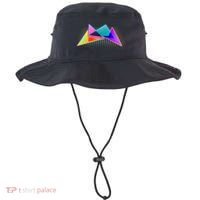 Retro Neon Geometric  Bucket Hat thumb 0