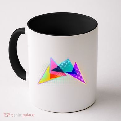 Retro Neon Geometric  Coffee Mug