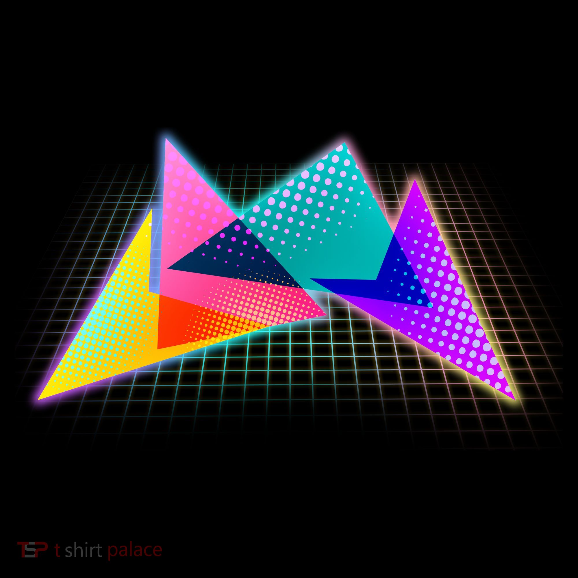 Retro Neon Geometric  Coffee Mug