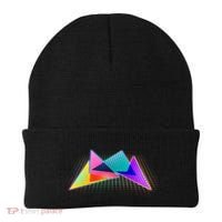 Retro Neon Geometric  Beanie thumb 0