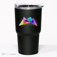 Retro Neon Geometric  Tumbler thumb 0