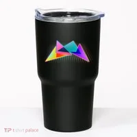 Retro Neon Geometric  Tumbler thumb 0