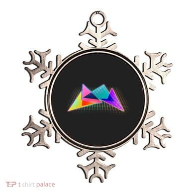 Retro Neon Geometric  Ornament