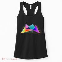 Retro Neon Geometric  Women's Tank Top thumb 0