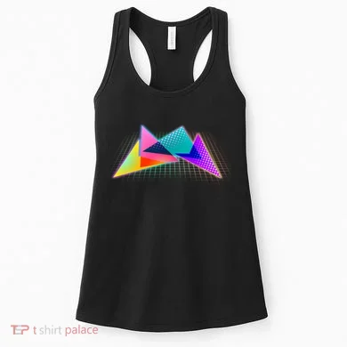 Retro Neon Geometric  Women's Tank Top