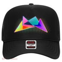 Retro Neon Geometric  Hat thumb 0