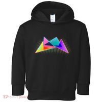 Retro Neon Geometric  Toddler Hoodie thumb 0