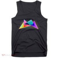 Retro Neon Geometric  Tank Top thumb 0