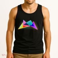 Retro Neon Geometric  Tank Top thumb 3