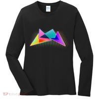 Retro Neon Geometric  Women's Long Sleeve Shirt thumb 0