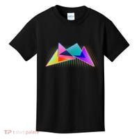 Retro Neon Geometric  Kids T-Shirt thumb 0
