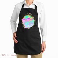 Retro Neon Skull Apron thumb 2
