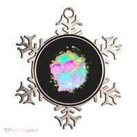 Retro Neon Skull Ornament thumb 0