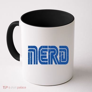 Retro Nerd Gamer Logo Coffee Mug