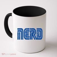 Retro Nerd Gamer Logo Coffee Mug thumb 0