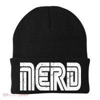 Retro Nerd Gamer Logo Beanie thumb 0