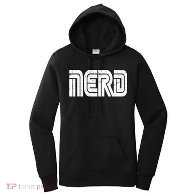 Retro Nerd Gamer Logo Women's Hoodie